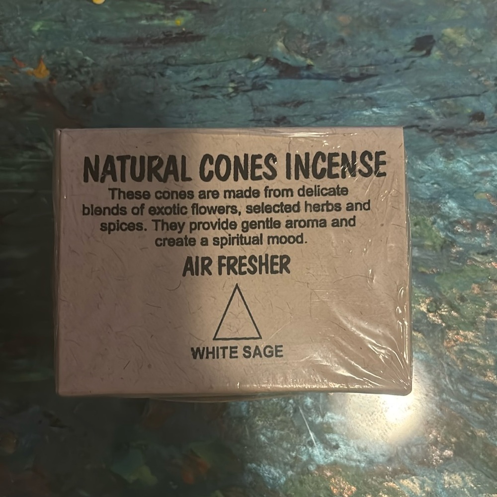 Nepal White Sage Natural Cones Incense